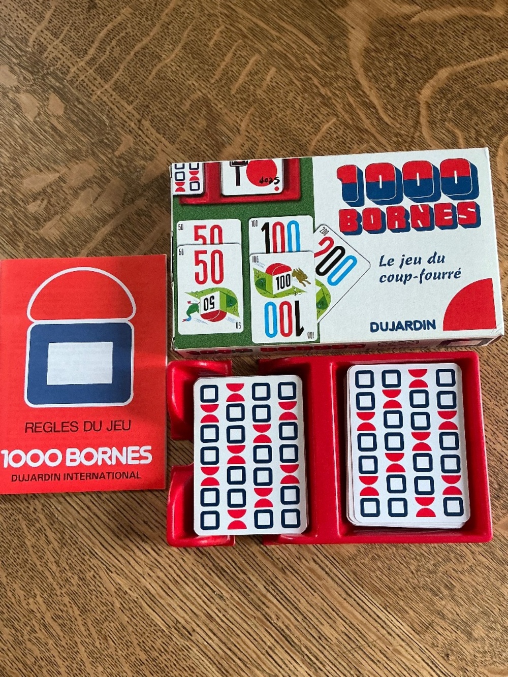 Mille Bornes Car Card Game Original French Edition Vintage 1970’s Collectors Set
